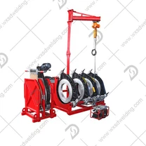 SDD450 idwolik bouch fizyon plastik HDPE tiyo soude machin